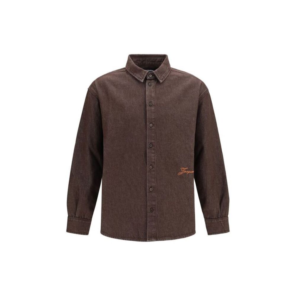 Jacquemus Brown Denim Men's Shirt